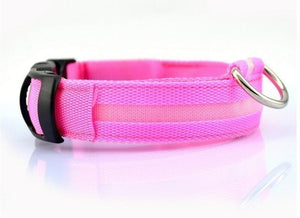 AD01 Nylon LED Pet Dog Collar Night - Realpets shop